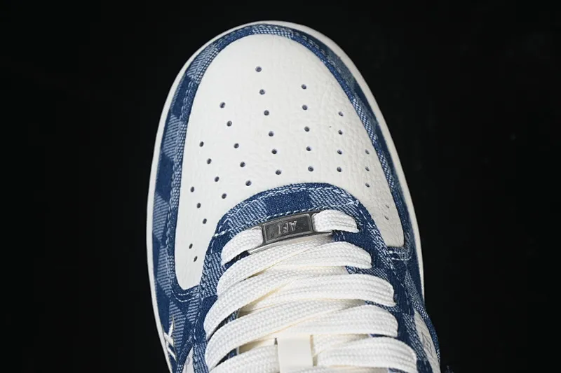 All categories Nk Air Force 1 Air Force series Nk Air Force 1 Low Air Force low-top Nike Air Force 1'07 Low joint white navy blue Air Force 1 low-top casual sneakers YF9511-816